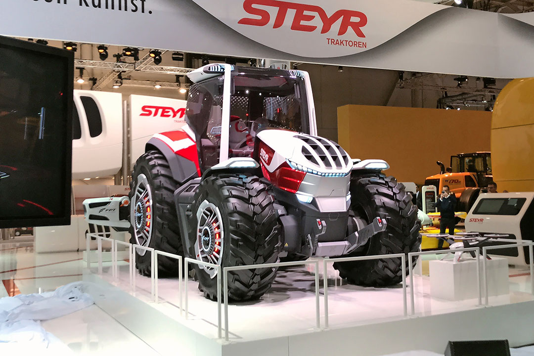 Steyr shows hybrid powered concept tractor - Future Farming