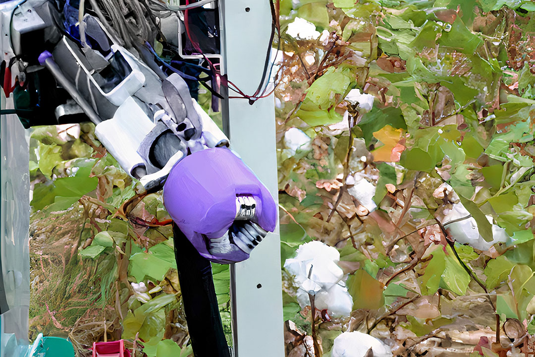 Cotton clearance picking machine