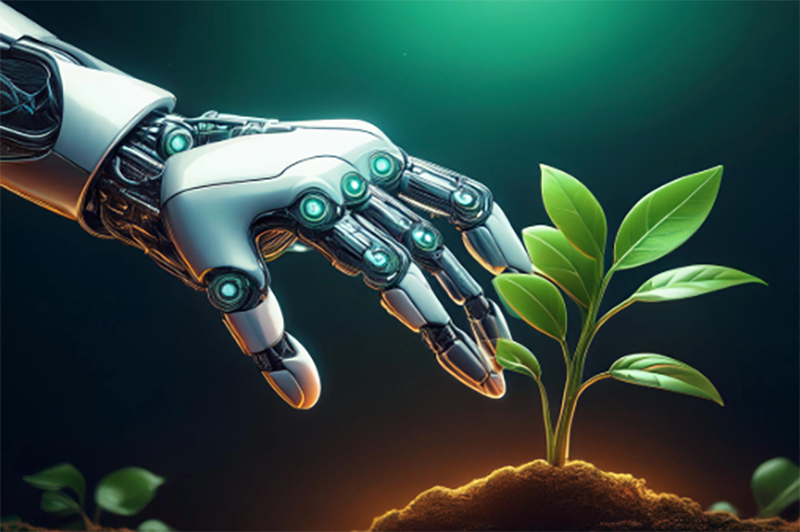 Robot identifies plants by ‘touching' their leaves