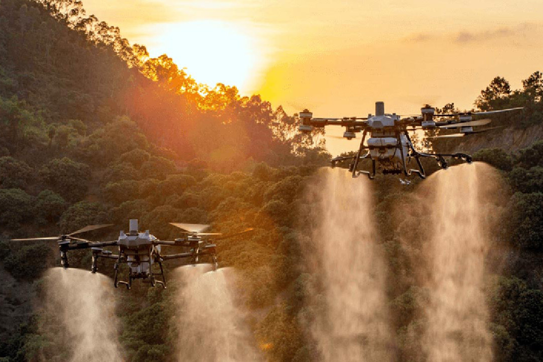 DJI introduces new Agras T100 and T70 drones in China